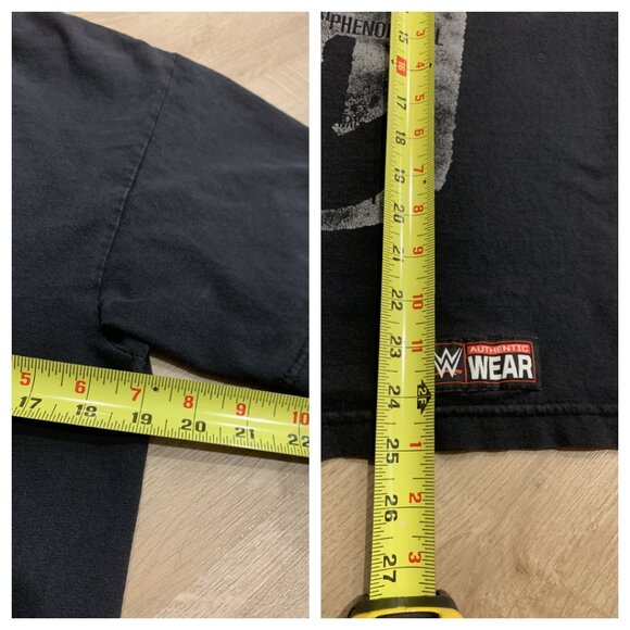 WWE AJ Styles T-Shirt Men's Medium M Black I Am Phenomenal Short Sleeve Tee - Picture 7 of 7